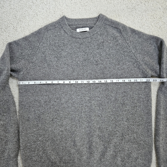Towne By Elyse Walker Cashmere Sweater Gray Mens Large Crewneck Lux Classic - Picture 5 of 7